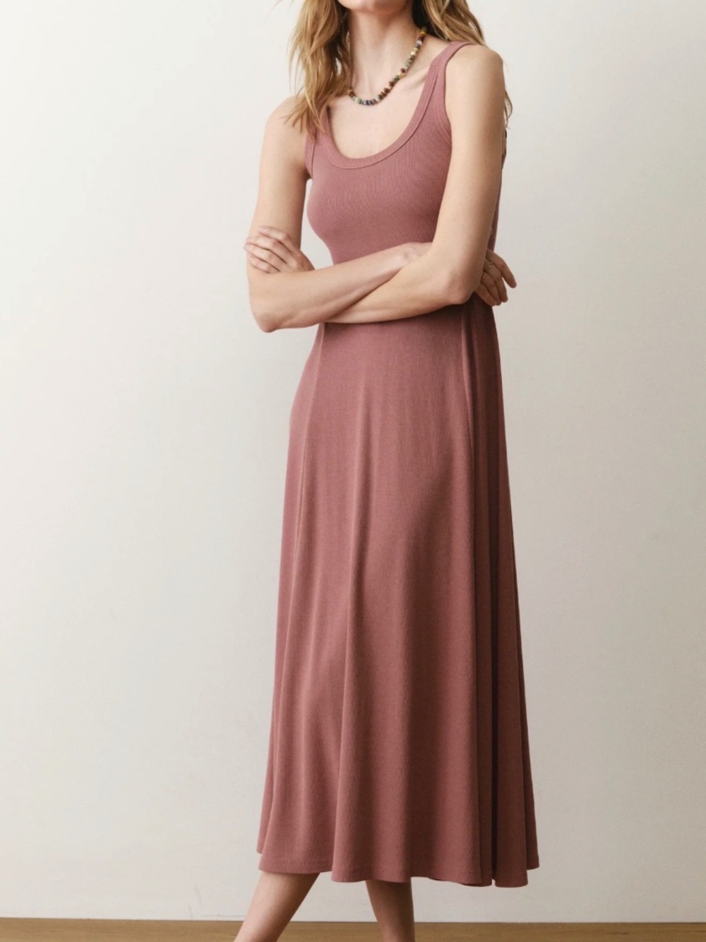 Lexi Rib Fit & Flare Dress
